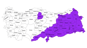 Süper KOİ kampanya bölgesinin haritası